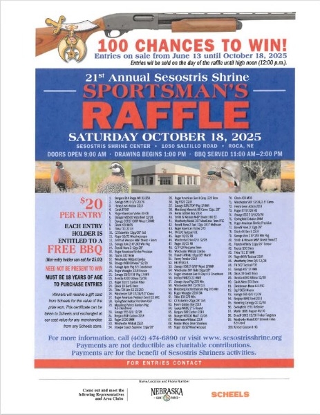 Sesostris Shrine - Sportsman's Raffle 2025